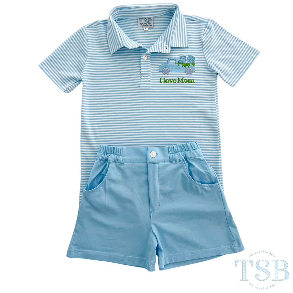 Mother's Day Polo Short Set
