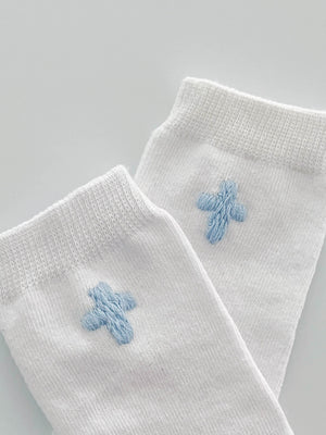 Blue Cross Socks