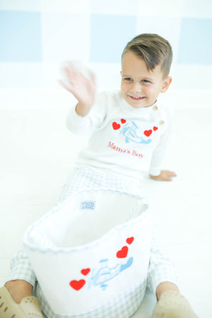 Mama's Boy Love is in the Air Pant Set