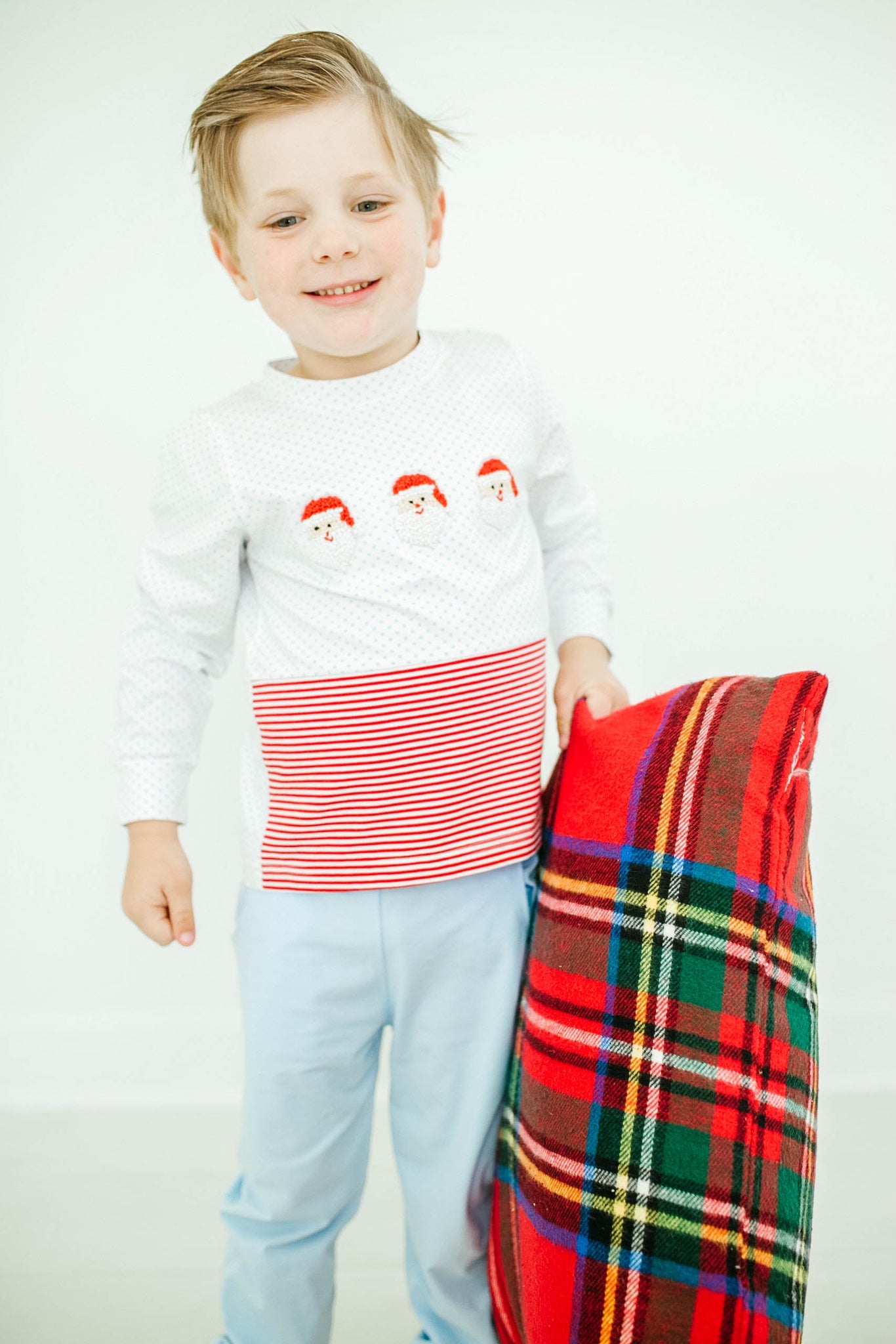 French Knot Santa Pant Set