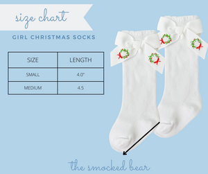 Girls 'O Christmas Tree Socks