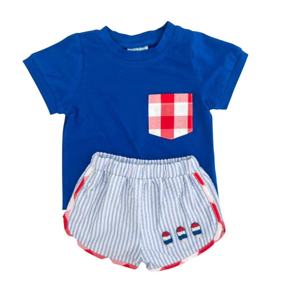 French Knot Popsicle Short Set